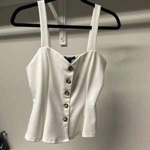 Brand new white tank